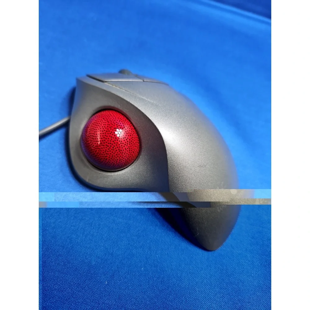 Logitech TrackMan Wheel Wired Mouse Optical T-BB18 804360-1000 TESTED WORKS